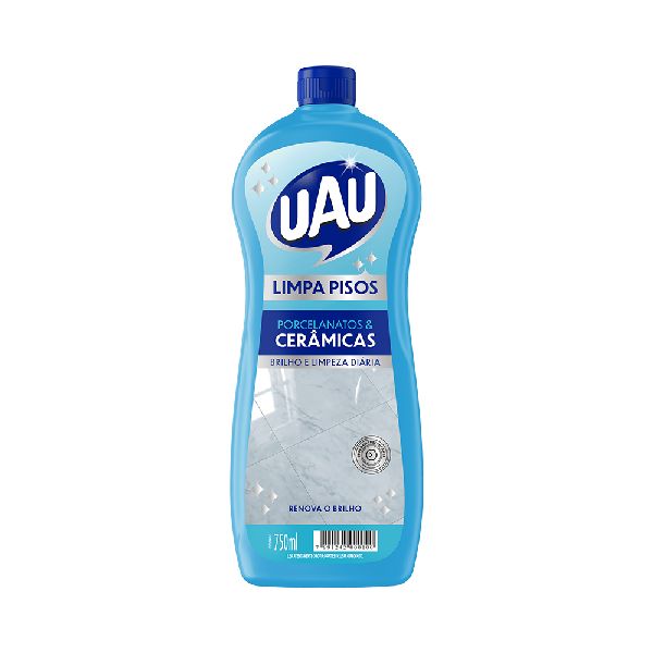 Limpador para Pisos Porcelanato Cerâmica 750ml 1 UN Uau