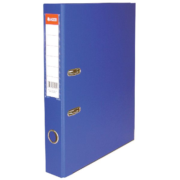 Pasta Lombada A-Z Estreita Oficio com Visor 285x345x53mm Azul Royal 10