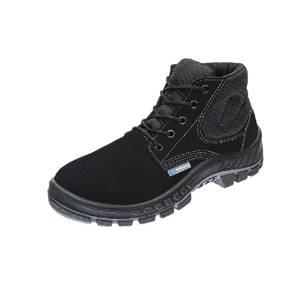 Botina Nobuck com Bico PVC Preto Nº36 CA12783 1 UN Marluvas