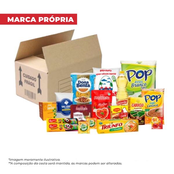 Cesta Básica Econômica 18 Itens Gimba