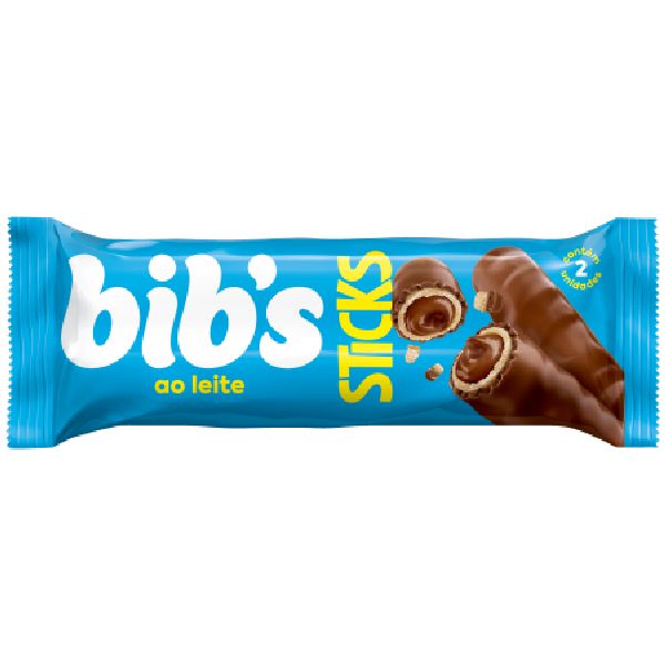 Chocolate ao Leite Sticks 32g 1 UN Bibs