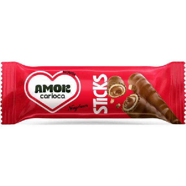 Chocolate Sticks Amor Carioca 32g 1 UN Neugebauer