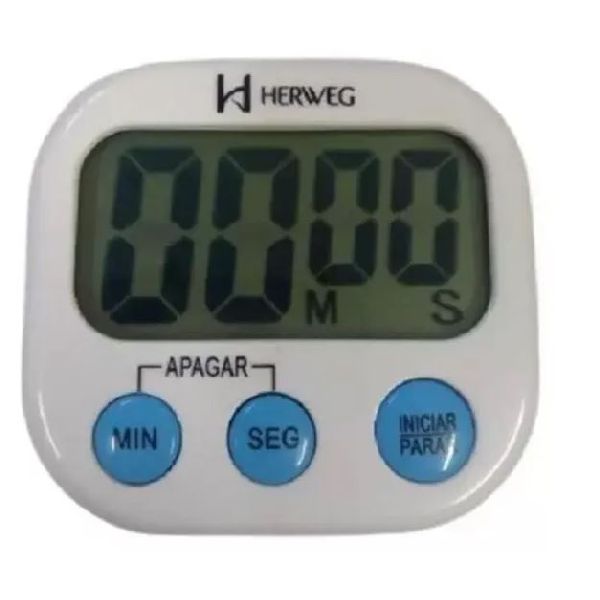 Timer Digital Quadrado Branco Ref 3309-21 1 UN Herweg