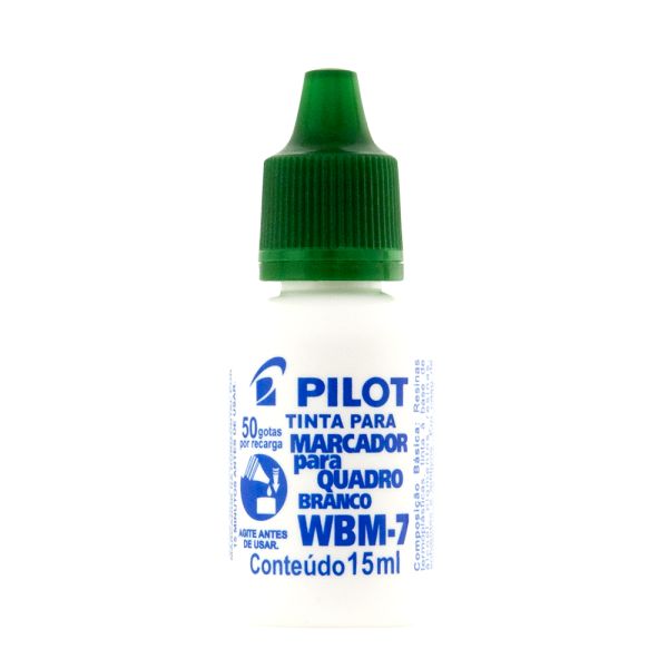 Tinta para Marcador Quadro Branco WBM-7 Verde 15ml 1 UN Pilot