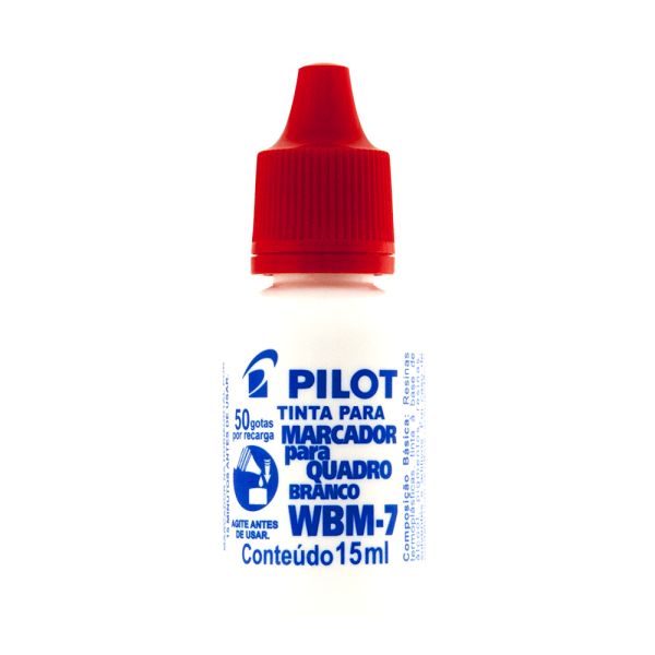 Tinta para Marcador Quadro Branco WBM-7 Vermelho 15ml 1 UN Pilot