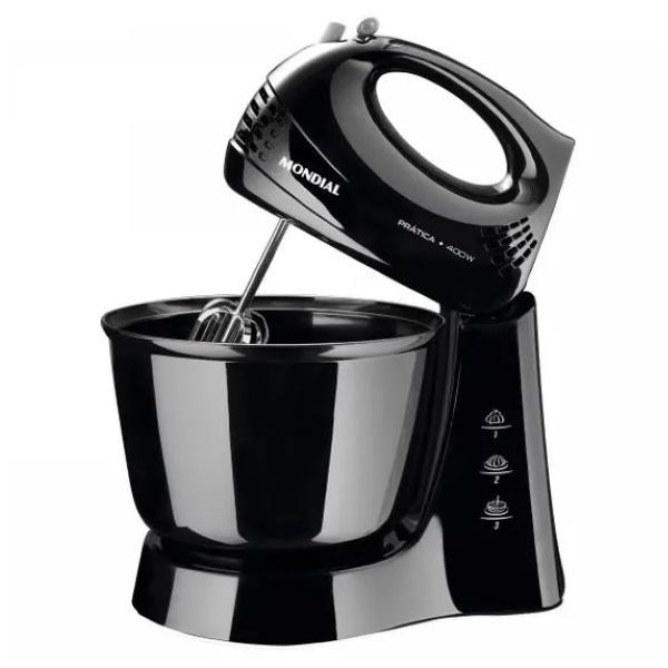 Batedeira Prática B-44-B 220V Preto 1 UN Mondial