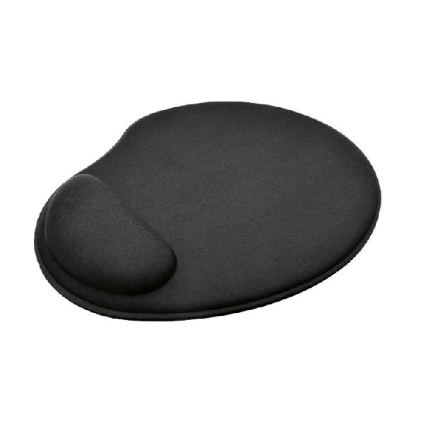 Mouse Pad Ergonômico Preto com Apoio em Espuma 1 UN Jocar