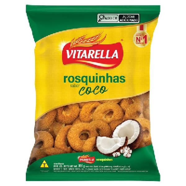 Rosquinhas de Coco 300g 1 UN Vitarella
