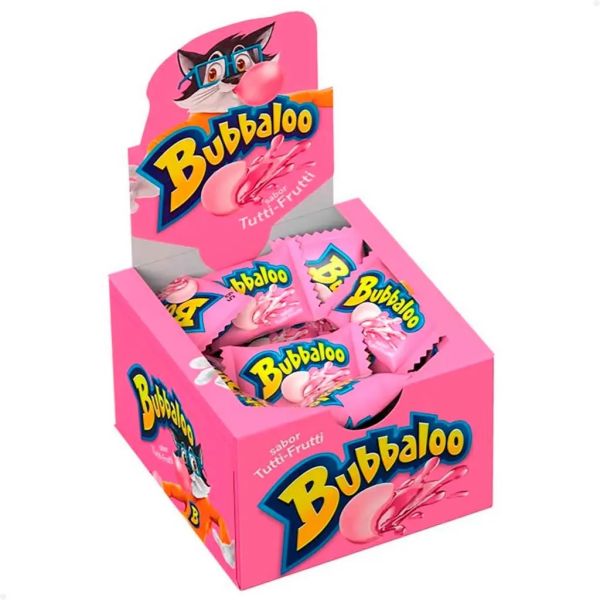 Chiclete Sabor Tutti Frutti 5g Display com 60 UN Bubbaloo