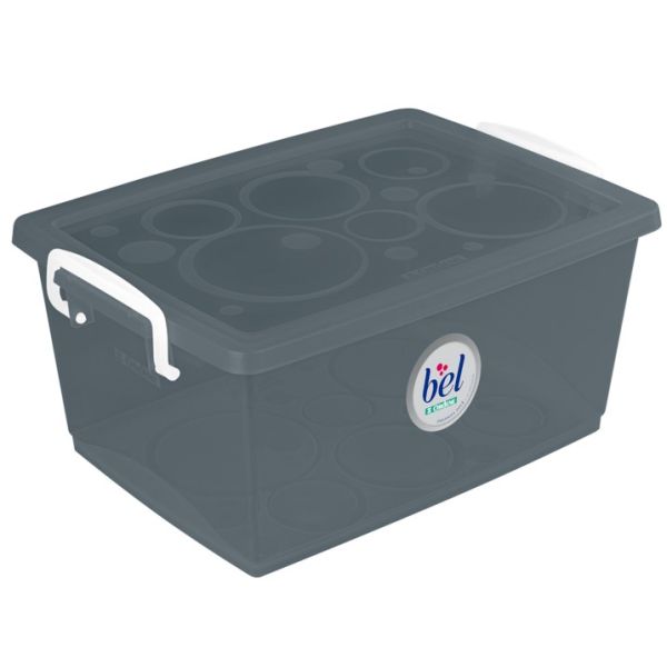 Caixa Organizadora Fumê 7,5L OR80459N 1 UN Ordene