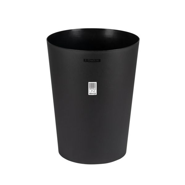 Lixeira Conico 9,4L Preto 1 UN Ordene