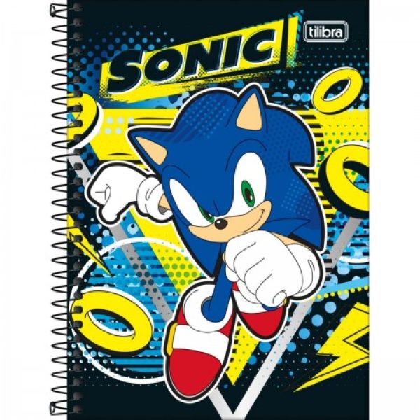 Caderno Espiral Capa Dura 1/4 80 FL Sonic C 1 UN Tilibra