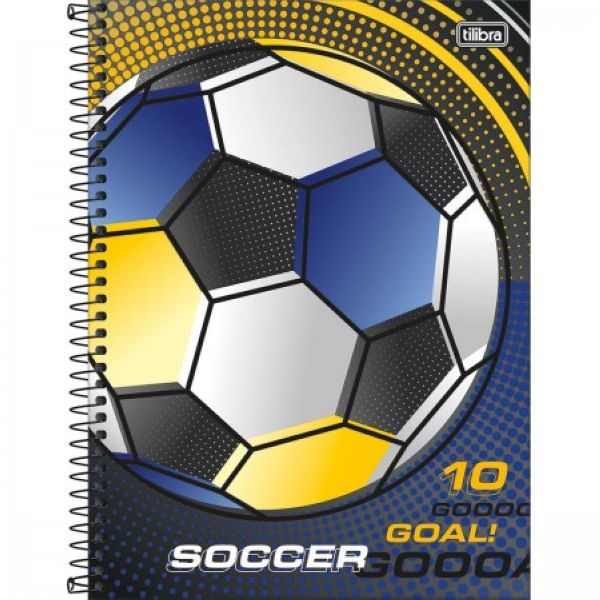 Caderno Espiral Capa Flexível 1/4 80 FL Score A 1 UN Tilibra
