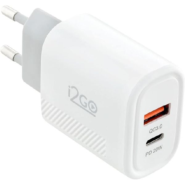 Carregador 20W USB-C + USB-A  Prowall027 1 UN i2GO