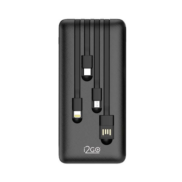 Power Bank 10000mAh i2GO I2GBAT014 Preto 1 UN  i2GO
