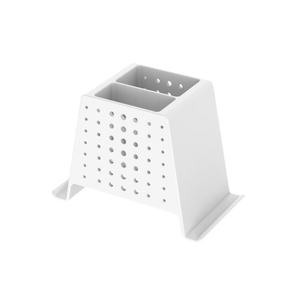 Porta Lápis e Clips Branco Prime 1 UN Waleu