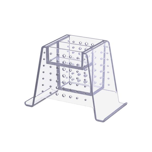 Porta Lápis e Clips Cristal Prime 1 UN Waleu
