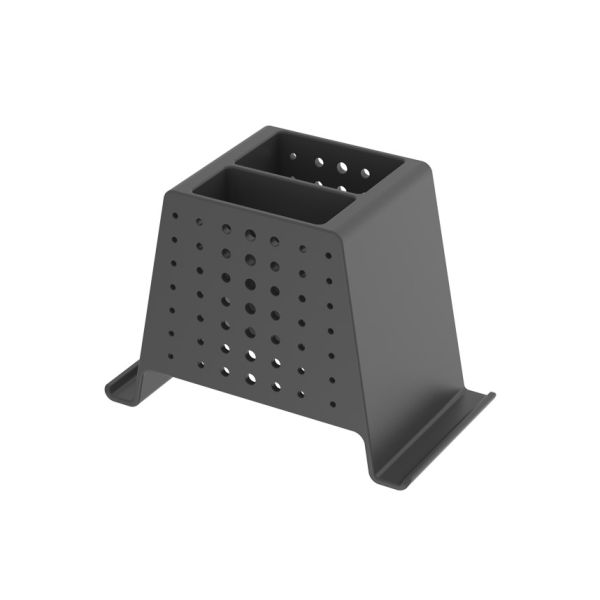 Porta Lápis e Clips Preto Prime 1 UN Waleu