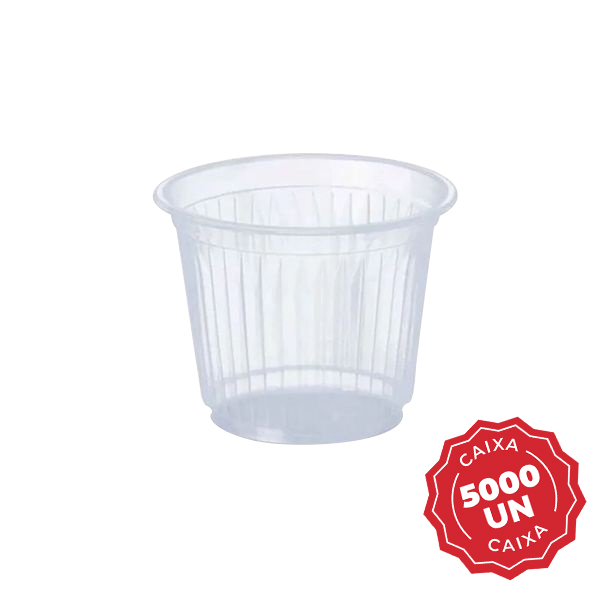 Copo Plástico 50ml Transparente CX 5000 UN Kerocopo