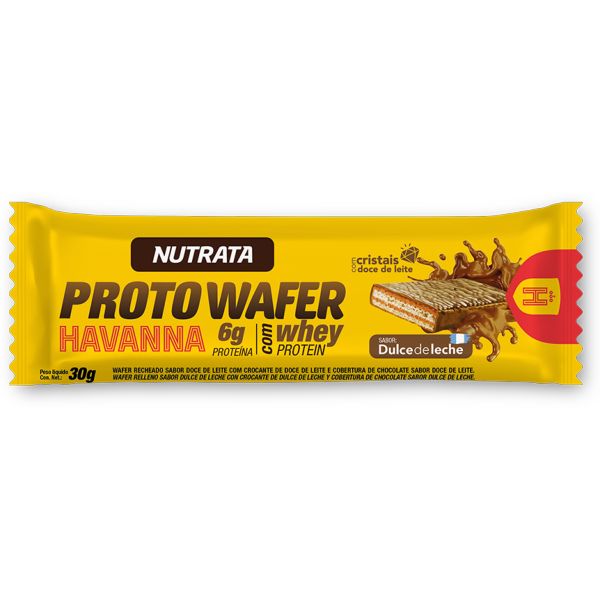 Wafer de Proteína 30g Doce de Leite Havanna 1 UN Nutrata