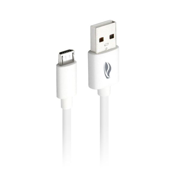 Cabo USB para Micro USB 1M CB-M10WH Branco 1 UN C3Tech