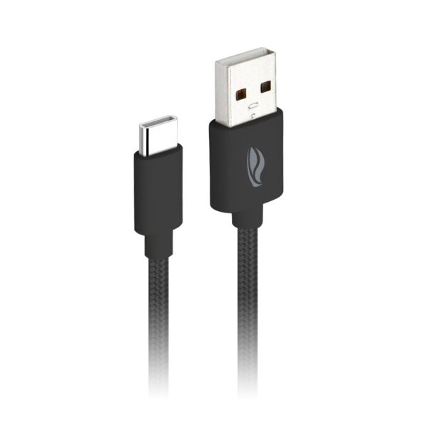 Cabo USB para USB-C 2M CB-C21BK Preto C3Tech