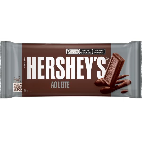 Barra de Chocolate ao Leite 82g 1 UN Hershey's