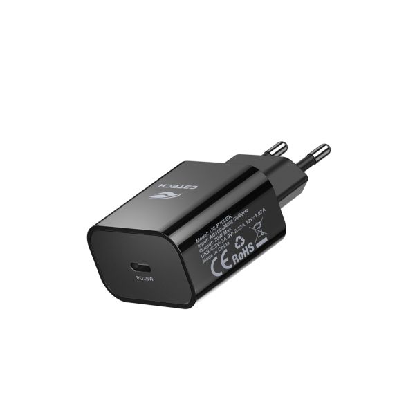 Carregador de Parede USB AC Universal UC-P100BK Preto 1 UN C3Tech