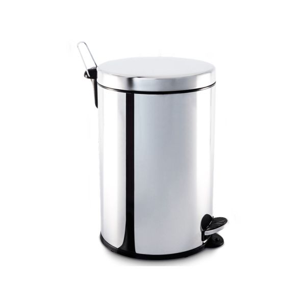Lixeira Inox com Pedal e Balde 20L 1 UN Brinox