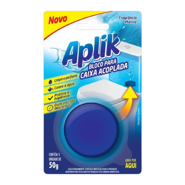 Bloco para Caixa Acoplada Marine 50g 1 UN Aplik