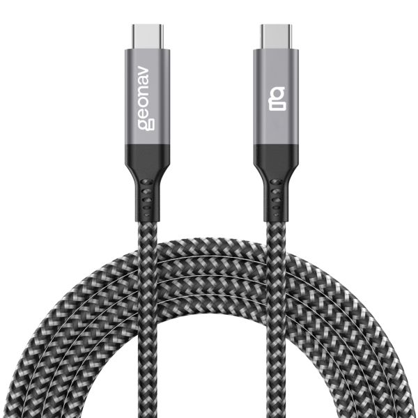 Cabo USB-C 3.2 1,5m UCC07 Preto e Cinza 1 UN Geonav