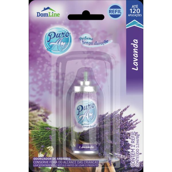 Odorizador de Ambiente Refil 12ml Lavanda 1 UN Puro Ar