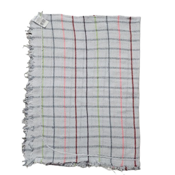 Saco Alvejado Quadriculado Color 45x68 1 UN Fortfio