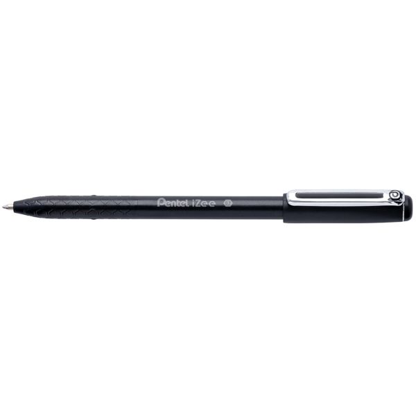 Caneta Esferográfica 0,7mm Preto Tampa com Clip de Metal 1 UN Pentel