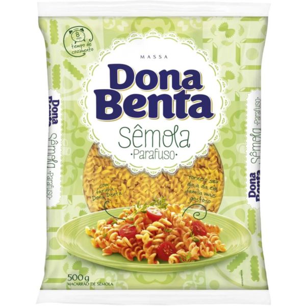 Macarrão Sêmola Parafuso 500g 1 UN Dona Benta
