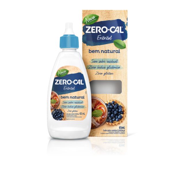 Adoçante Liquido Eritritol 65ml 1 UN Zero Cal