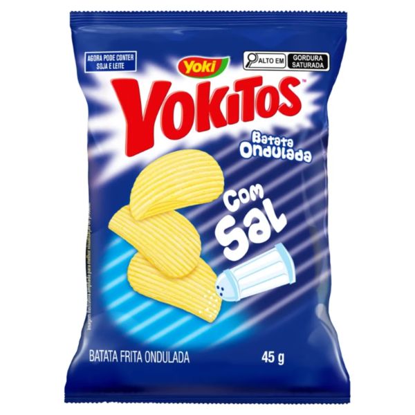 Batata Ondulada Natural 45g 1 UN Yoki