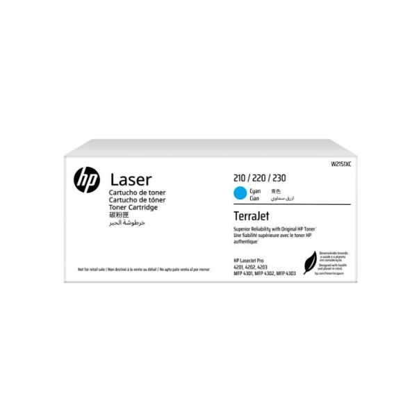 Cartucho Toner Ciano W2150XC 1 UN HP