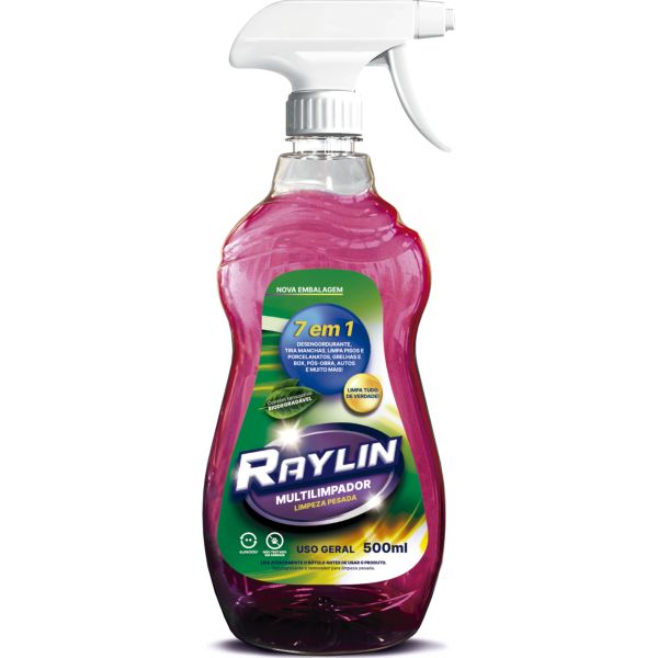 Limpador Multiuso Desengraxante 7 em 1 500ml 1UN Raylin