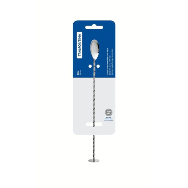 Colher Tramontina Bailarina Espiral Aço Inox 30cm 1 UN