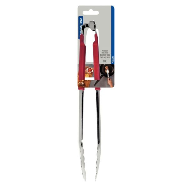Pegador Multiuso Tramontina Inox com Cabo Emborrachado 30cm 1 UN
