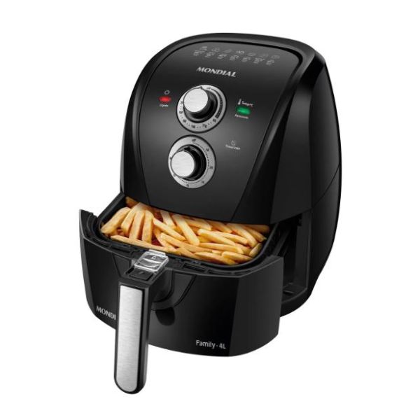 Fritadeira Elétrica Air Fryer 4L AFN-40-BFS 1500W 127V Preto 1 UN Mondial