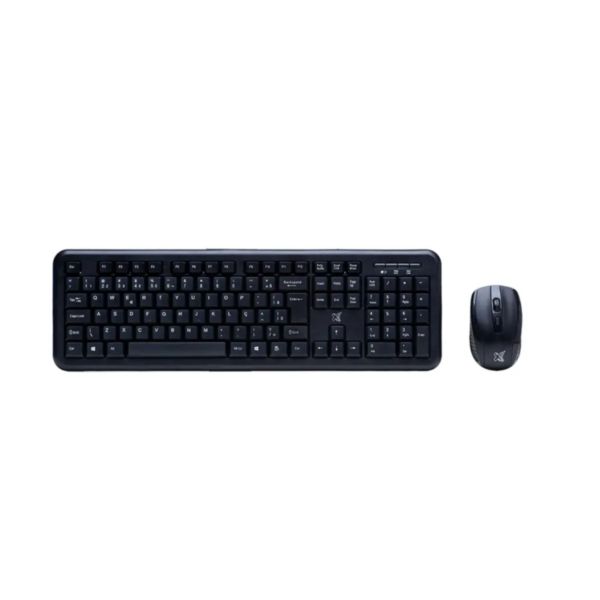 Kit Teclado e Mouse Preto sem Fio 1 UN Maxprint