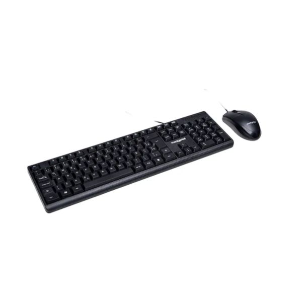 Kit Teclado e Mouse Preto com Fio 1 UN Maxprint