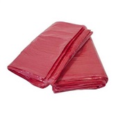 Saco de Lixo 60L Vermelho 58x76cm PT 100 UN Poliplast