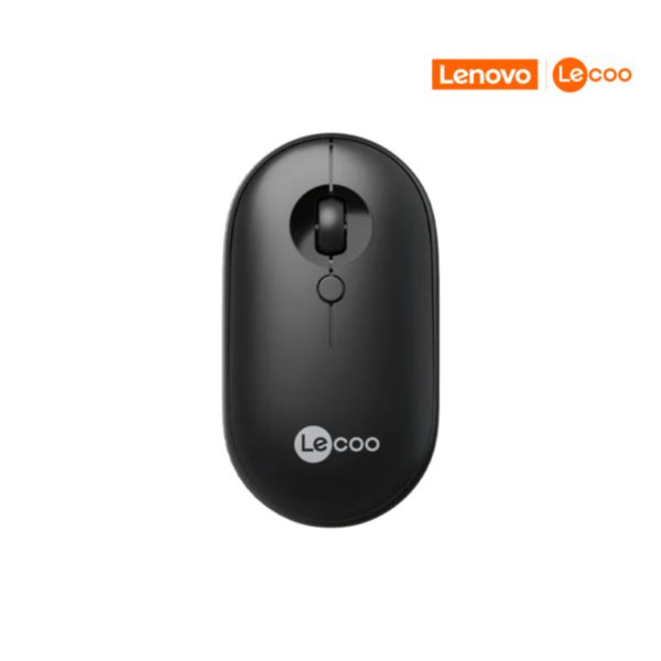 Mouse Ergonômico sem Fio WS212 Preto 1 UN Lecoo