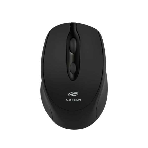 Mouse Sem Fio Recarregável M-BT30BK Preto 1 UN C3Tech
