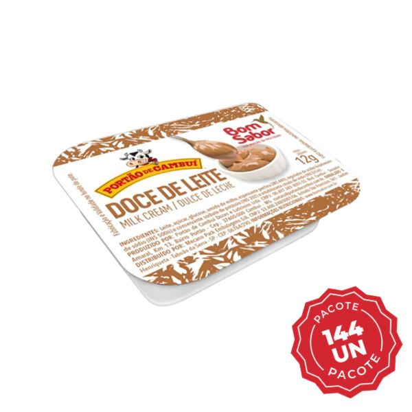 Doce de Leite Blister 15g  Pacote com 144 UN Bom sabor