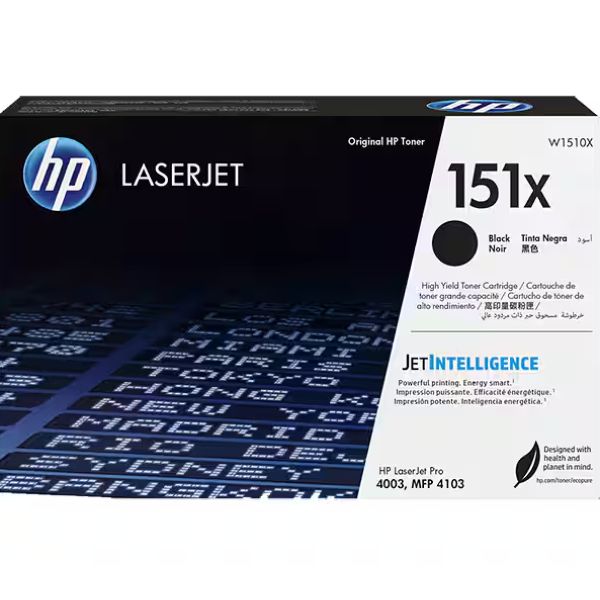 Toner HP W1510X Preto 1 UN