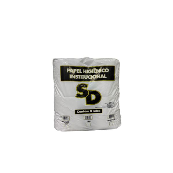 Papel Higiênico Folha Simples Rolão 150m CX 8 RL SD Papeis